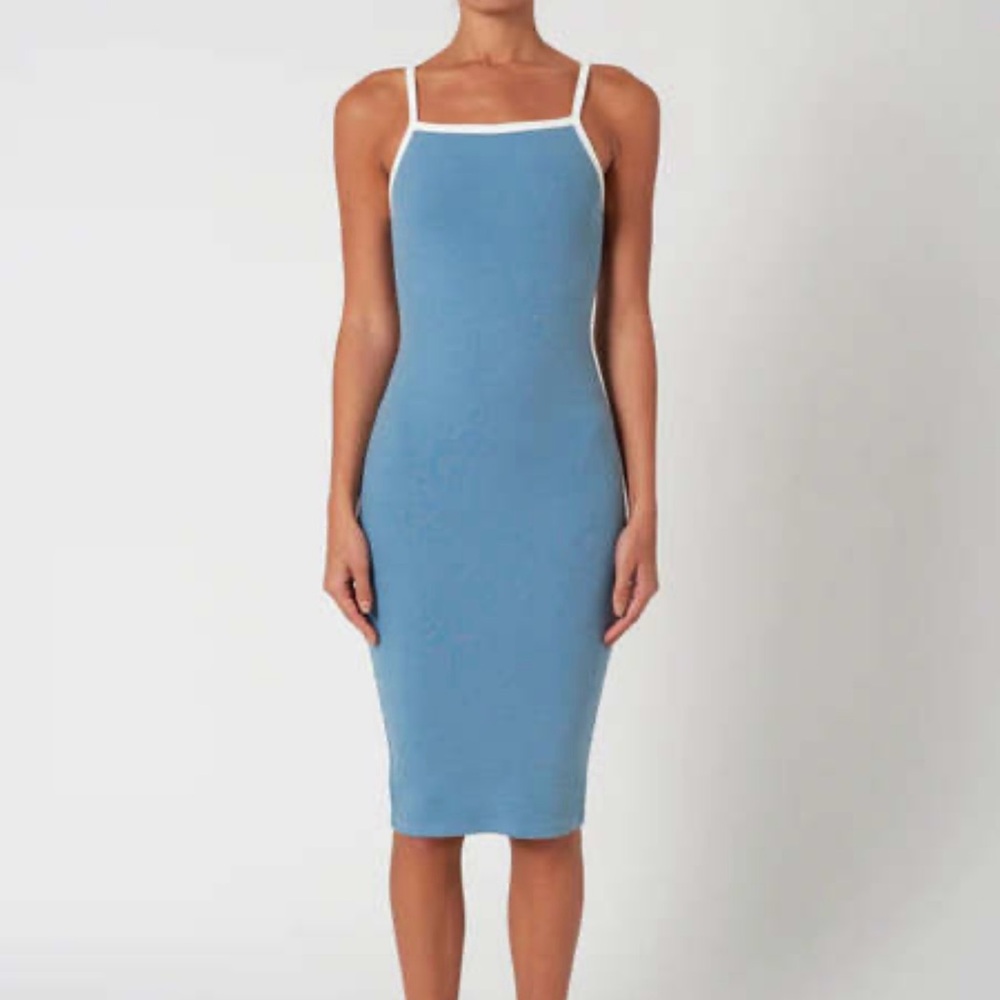 NWOT ROLLA'S Sky Blue and White Dress